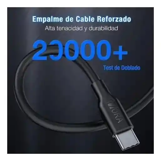 Cable Usb A Tipo C De Datos 1hora , 1 Metros Pvc Duradero Blanco Usb 2.0 3a Cable Carga Rápida Compatible Con Móviles, Tabletas
