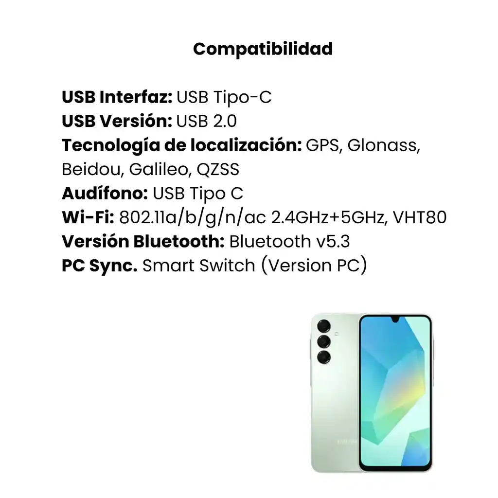 Celular Samsung Galaxy A16 Verde Claro 128/6 Gb