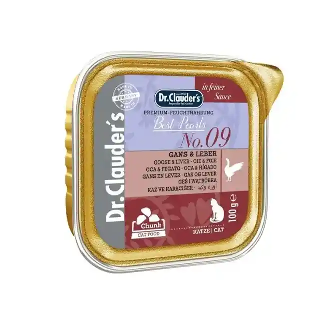 Dr.clauders Pate Cat Gans Leber X 100 Grs (pato E Hígado)