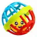 Juguete Pelota Con Cascabel De Carita Para Bebe Ref Jb1216