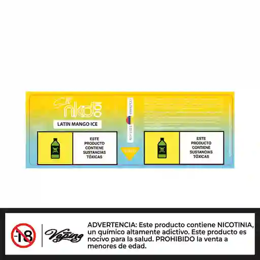 Naked 100 Colombia Edition Salt - Latin Mango Ice 30ml - 35mg