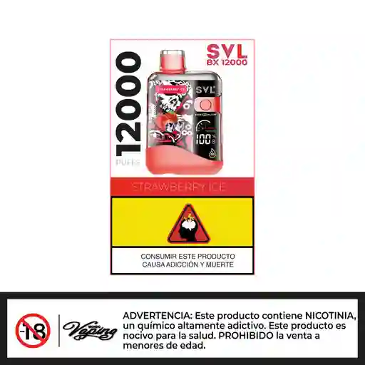 Svl Bx12000 - Strawberry Ice - Vape Desechable