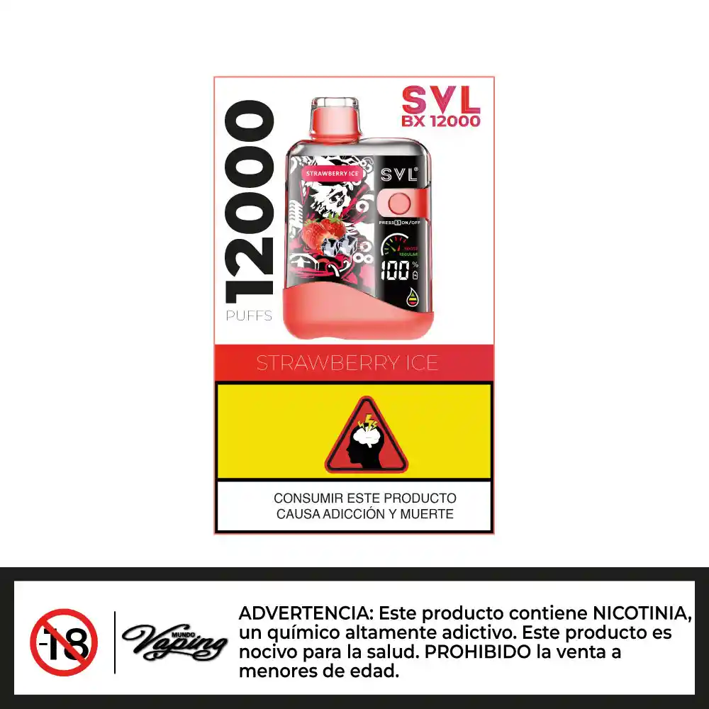 Svl Bx12000 - Strawberry Ice - Vape Desechable
