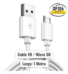 Cable V8 / Micro Usb 1 Metro