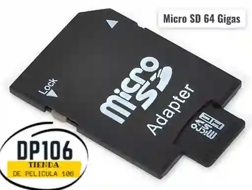 Memoria Micro Sd 64 Gigas