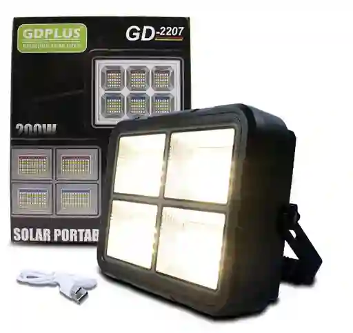 Lampara Solar Gd-2207 200w