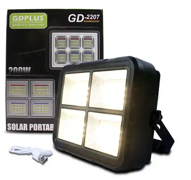 Lampara Solar Gd-2207 200w