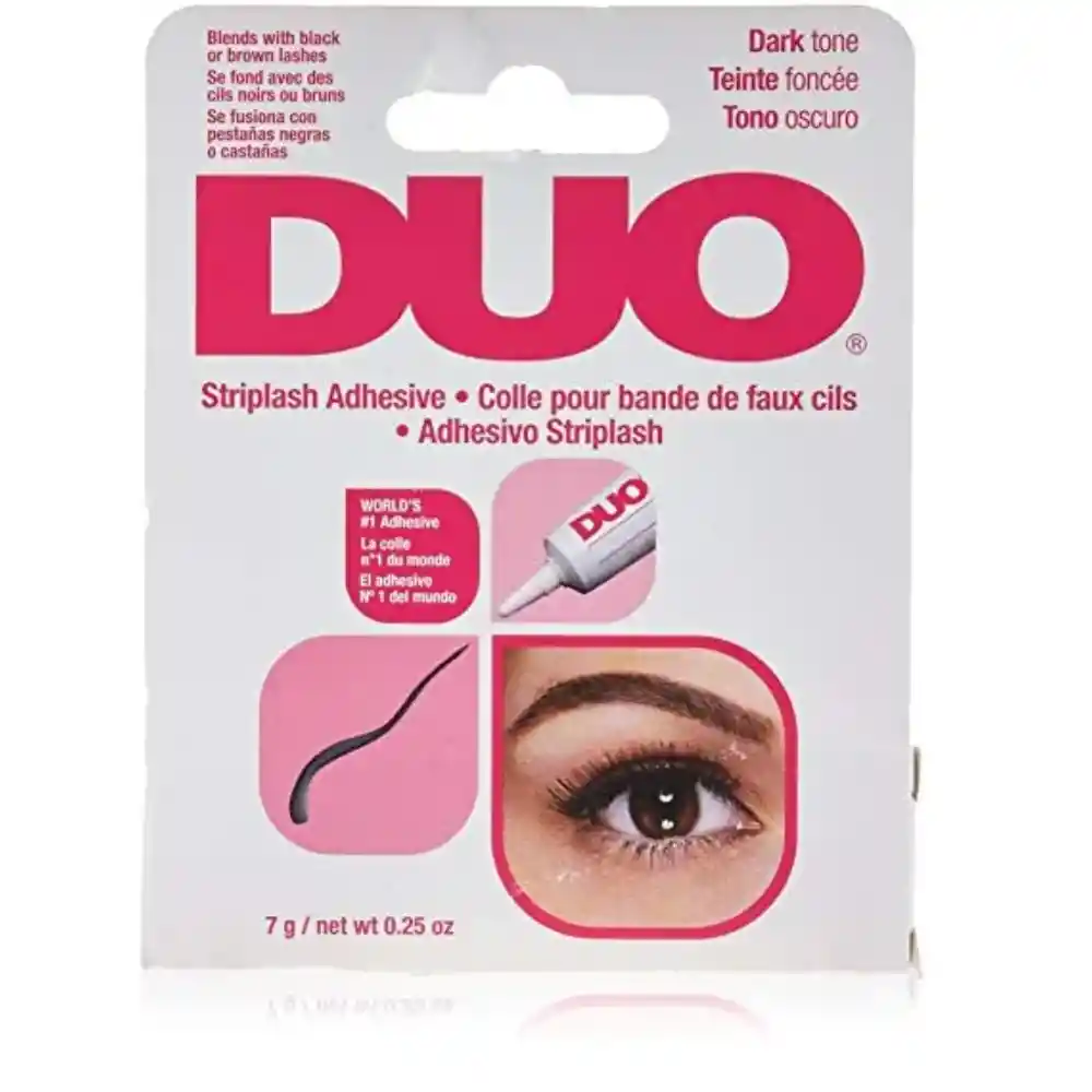 Duo Adhesivo Para Pestañas Con Empaque Rosado