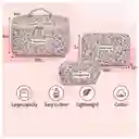 3 Cosmetiqueras Bolso Organizador Maquillaje Viaje Acolchado