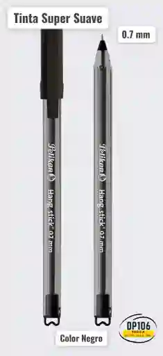 Esfero / Boligrafo Punta Fina Pelikan Negro X 1 Und