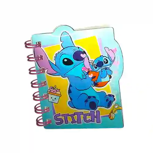 Libreta Hologramada Pequeña Stitch