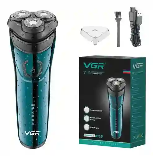 Afeitadora Eléctrica Hombre Vgr V-322 Patillera 2 En 1 Usb Recargable Inalambrica