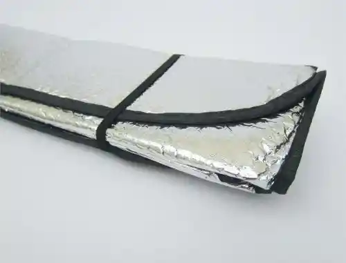 Accesorio Parasol Para Camioneta Protección Solar Color Plata