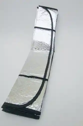 Accesorio Parasol Para Camioneta Protección Solar Color Plata