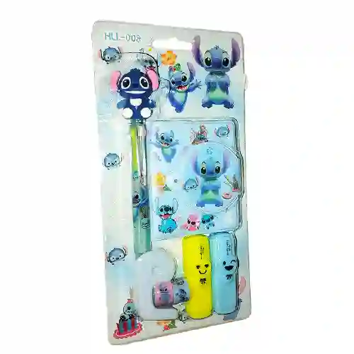 Set Libreta Accesorios Esfero Con Muñeco