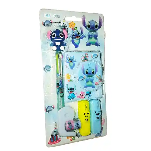 Set Libreta Accesorios Esfero Con Muñeco