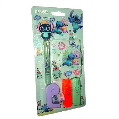 Set Libreta Accesorios Esfero Con Muñeco