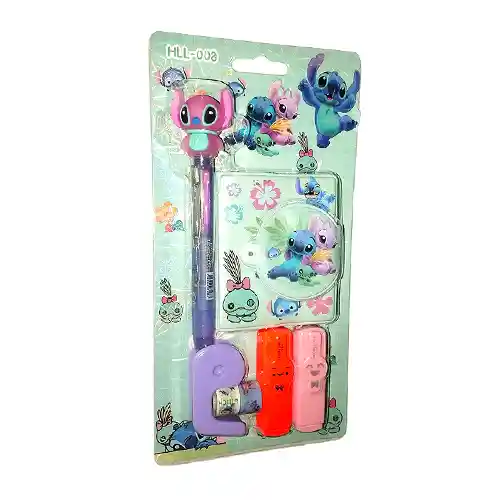 Set Libreta Accesorios Esfero Con Muñeco
