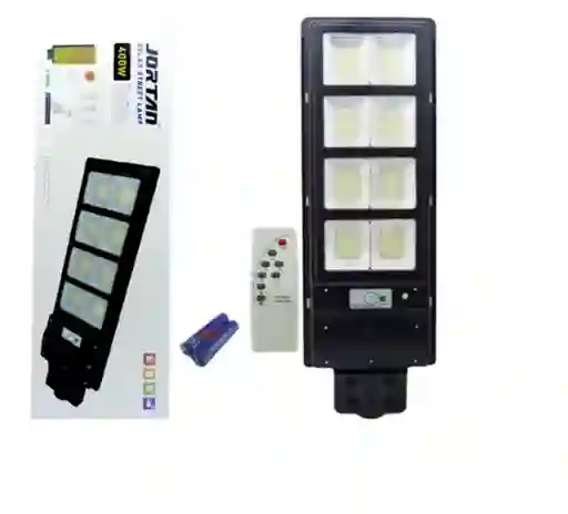 Lampara Solar Jortan 400w Con Sensor + Tripode