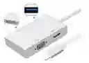 Tipo-c 3.1 Hdmi + Vga + Dvi + Usb3.0 Convertidor Usb-c