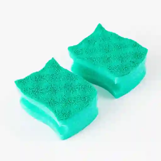Esponja Vileda Verde 2 Und