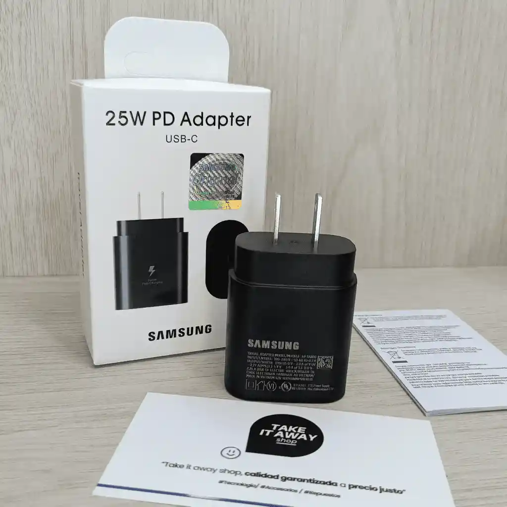 Cargador Samsung 25w Original – Cubo De Carga Usb-c | Carga Rápida