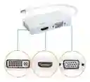 Convertidor 3 En 1 Mini Display Port Hdmi/vga/dvi