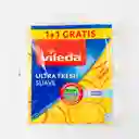Paño Vileda Ultra Fresh Amarillo 2 Und Microfibra