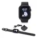 Reloj Inteligente Smart Watch T500 Tactil Llamadas Musica Colores Negro