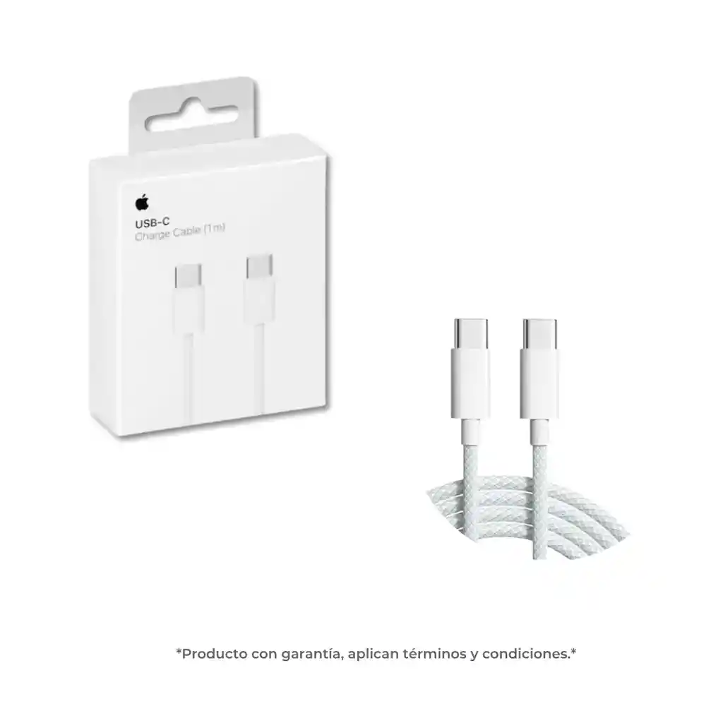 Cable Para Iphone Original Usb-c A Usb-c – Carga Rápida | 1 Metro