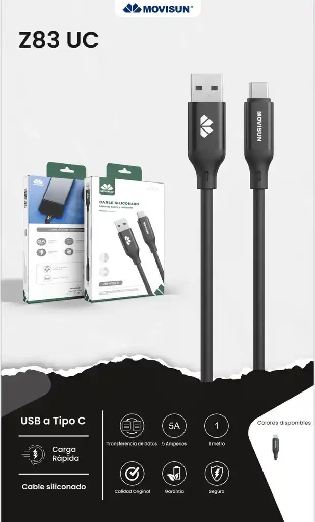 Cable Siliconado Usb A Tpc