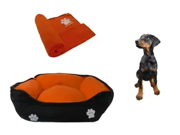 Cama Grande Doble Faz + Cobija Grande Naranja