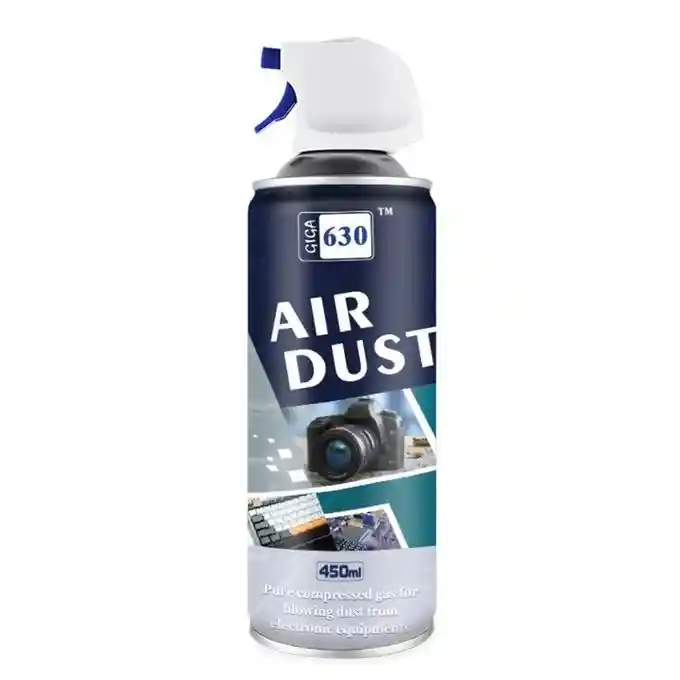 Aire Comprimido 450 Ml Limpiador Electrónico Duster Plumero Aerosol Spray Lata