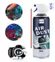 Aire Comprimido 450 Ml Limpiador Electrónico Duster Plumero Aerosol Spray Lata