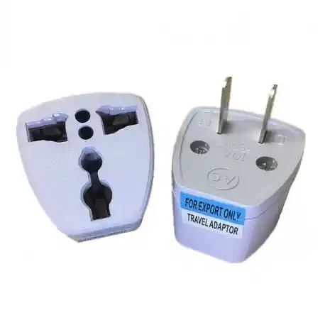 2x Adaptador Convertidor Mundial Europa Australia A Americano