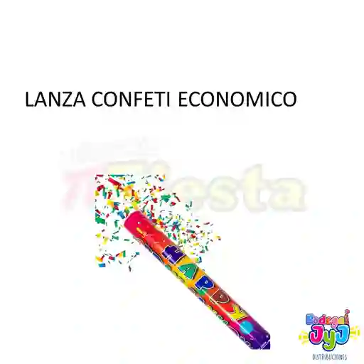 Lanzaconfeti Metalizado 30cm