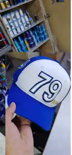 Gorra 79 Años Millos Azul-blanca Adulto