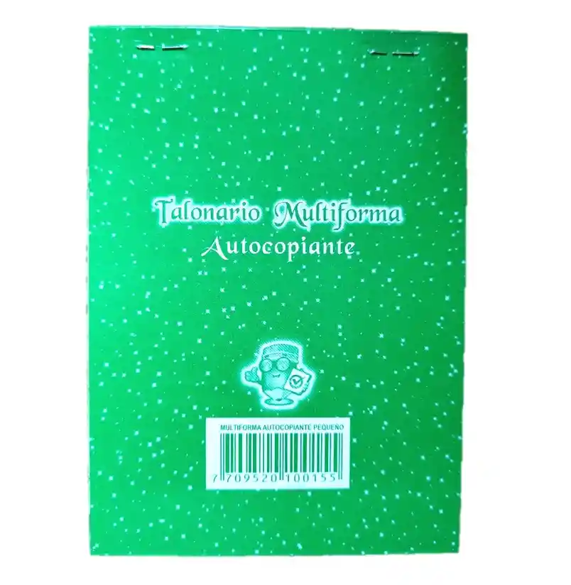 Talonario Multiforma Facturero Autocopiante Mediano 18 X 14 Cm