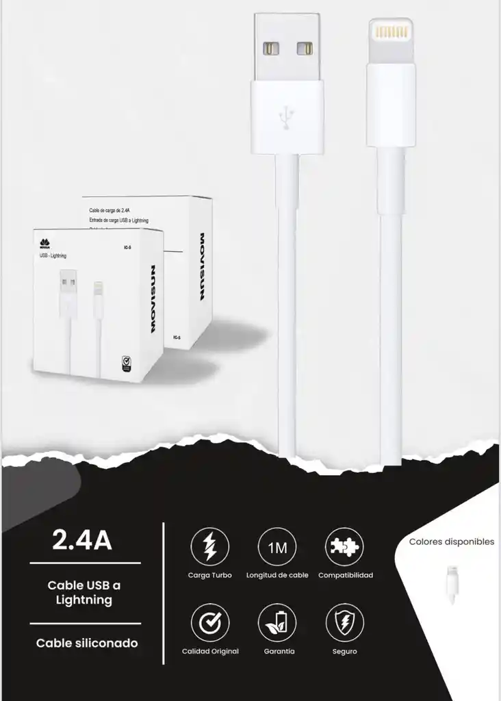 Cable Usb A Lightining