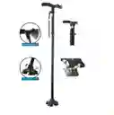 Trusty Cane Baston Ortopedico Plegable Con Linterna Luz Led
