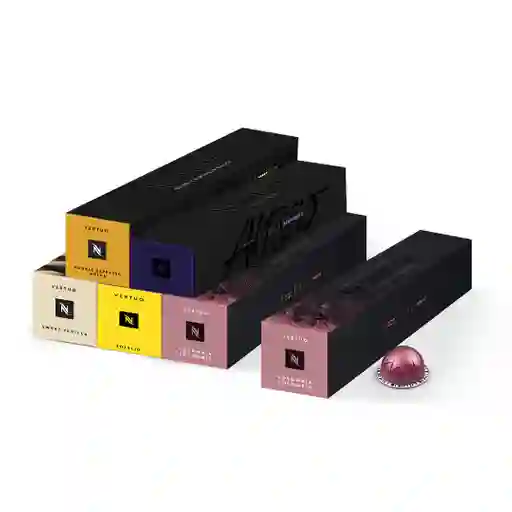 Obsequio 10 Cápsulas Colombia + Pack X 50 Cápsulas Vertuo Nespresso