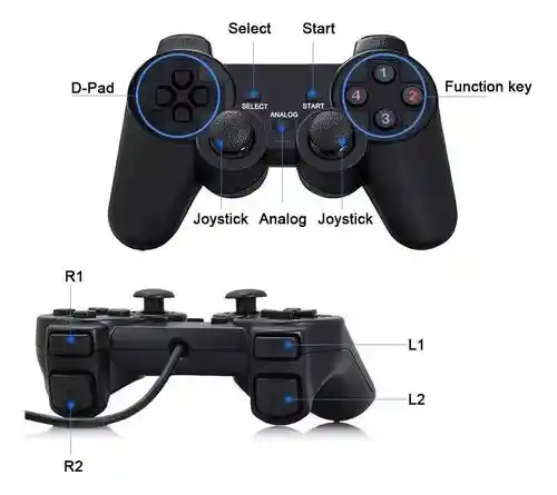 Control Para Pc Usb Tipo Ps2