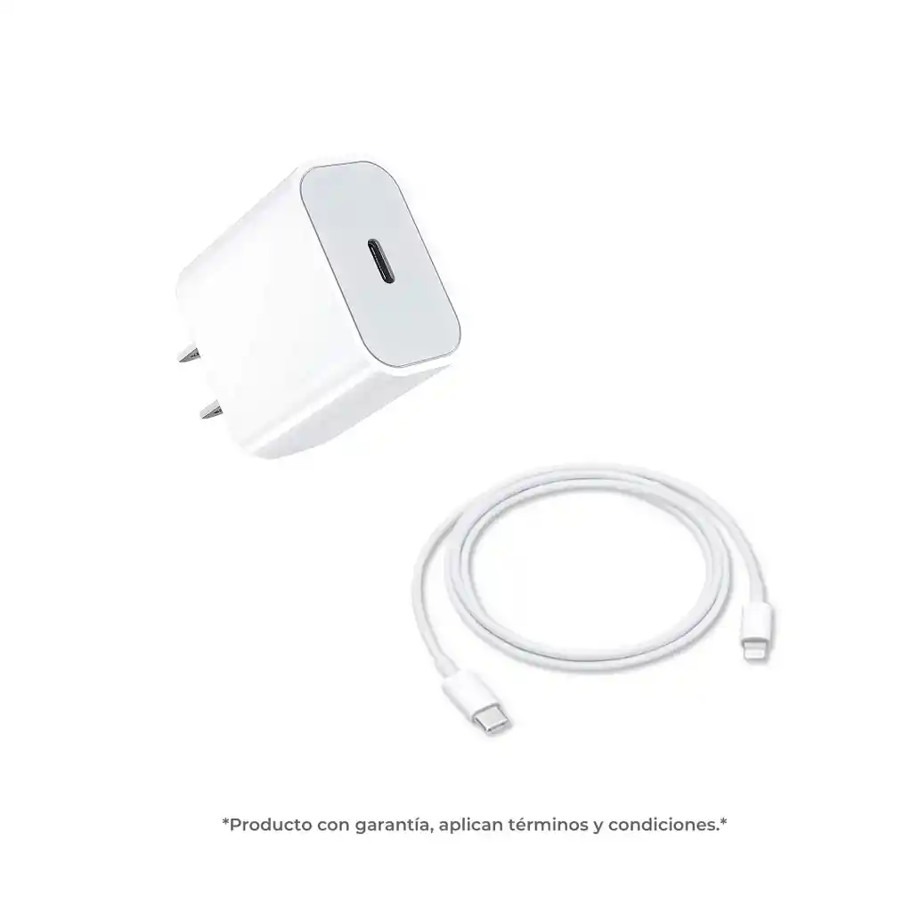 Cargador 20w + Cable Usb-c A Lightning Original – Combo Carga Rápida
