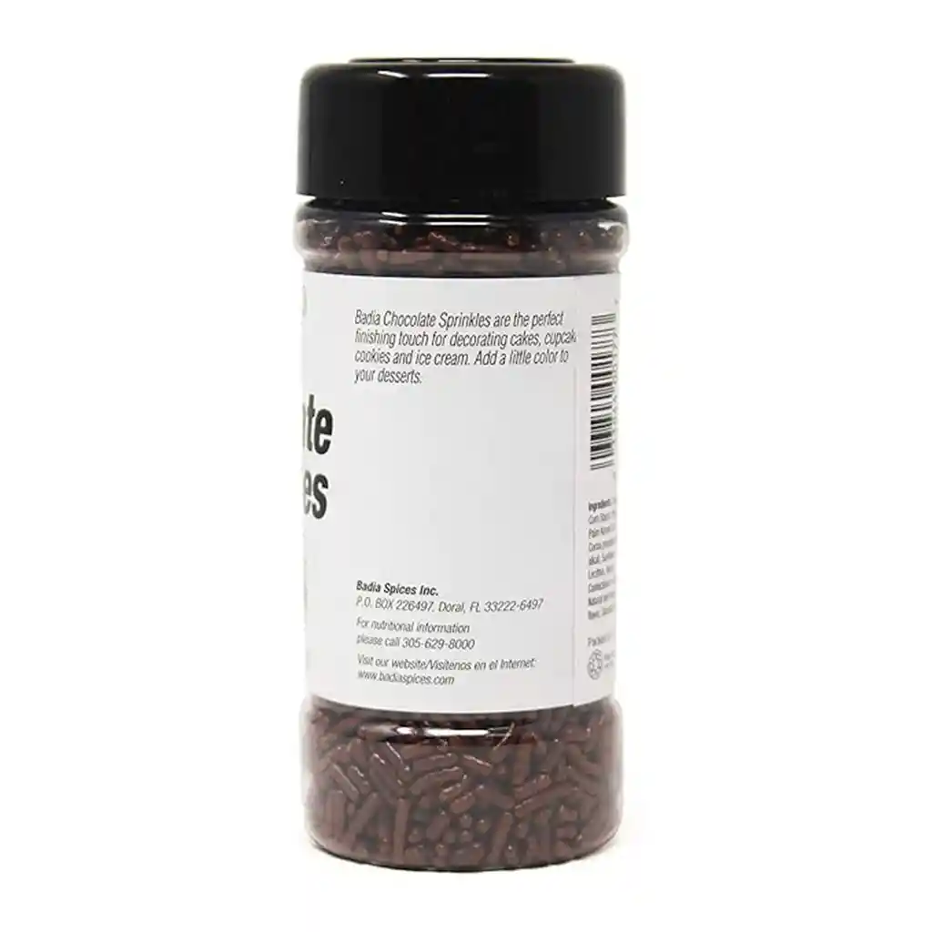 Badia Chispitas De Chocolate – Decoración Dulce Para Postres | Ingredientes De Calidad Kosher Y Sin Gluten | 3oz (85.1g)