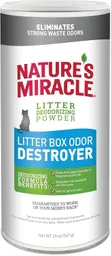 Nature Miracle Gato Polvo Destructor De Olores 20oz