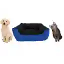 Cama Mediana Impermeable Azul Claro