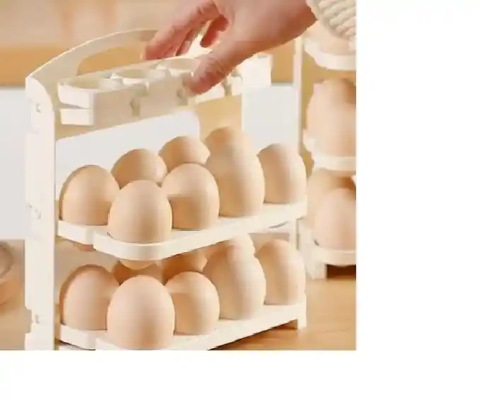 Organizador De Huevos De 3 Niveles