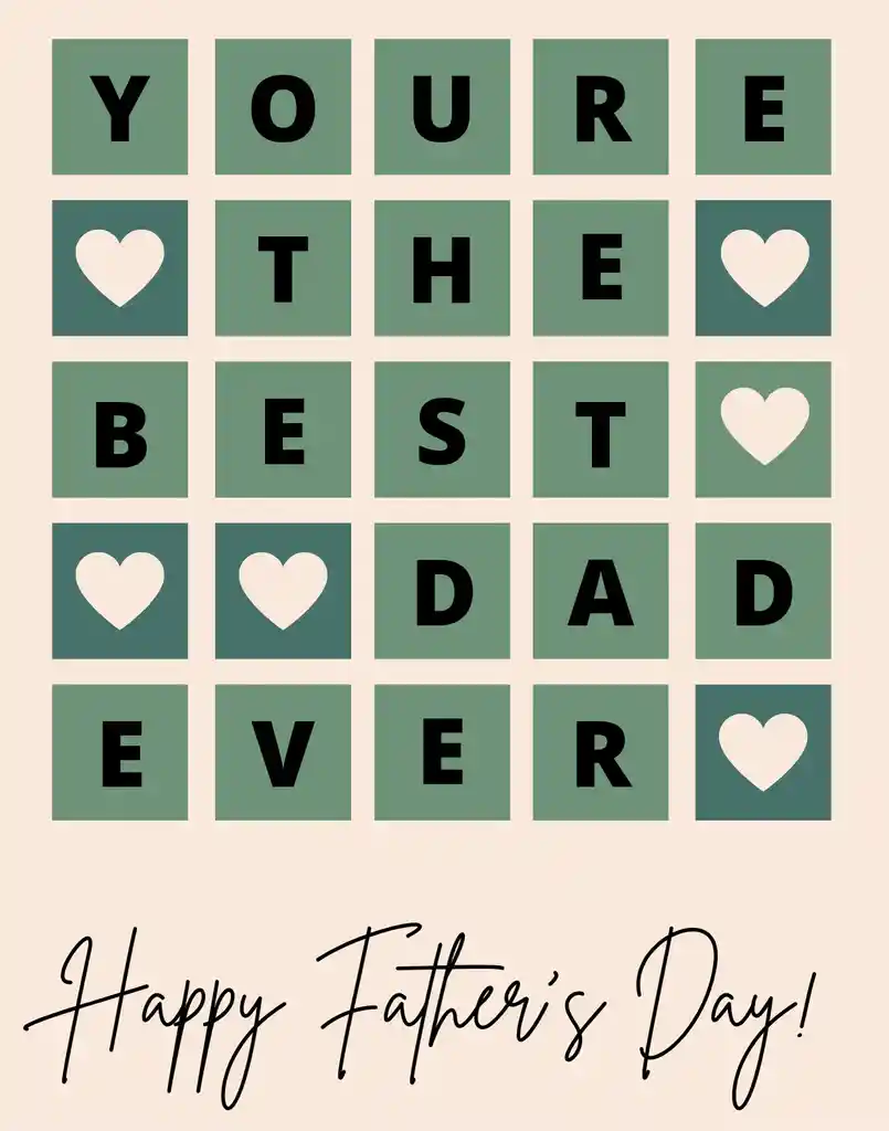 Tarjeta You Are The Best Dad Ever