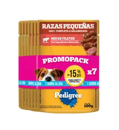 Promopack X 7 Pouch Pedigree X 100 Gr Ahorra 15%