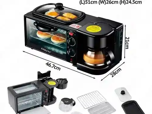 Sokany 3 En 1 Breakfast Maker